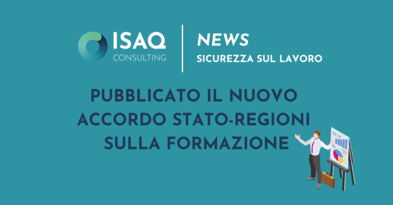 Pubblicato il nuovo Accordo Stato-Regioni sulla formazione